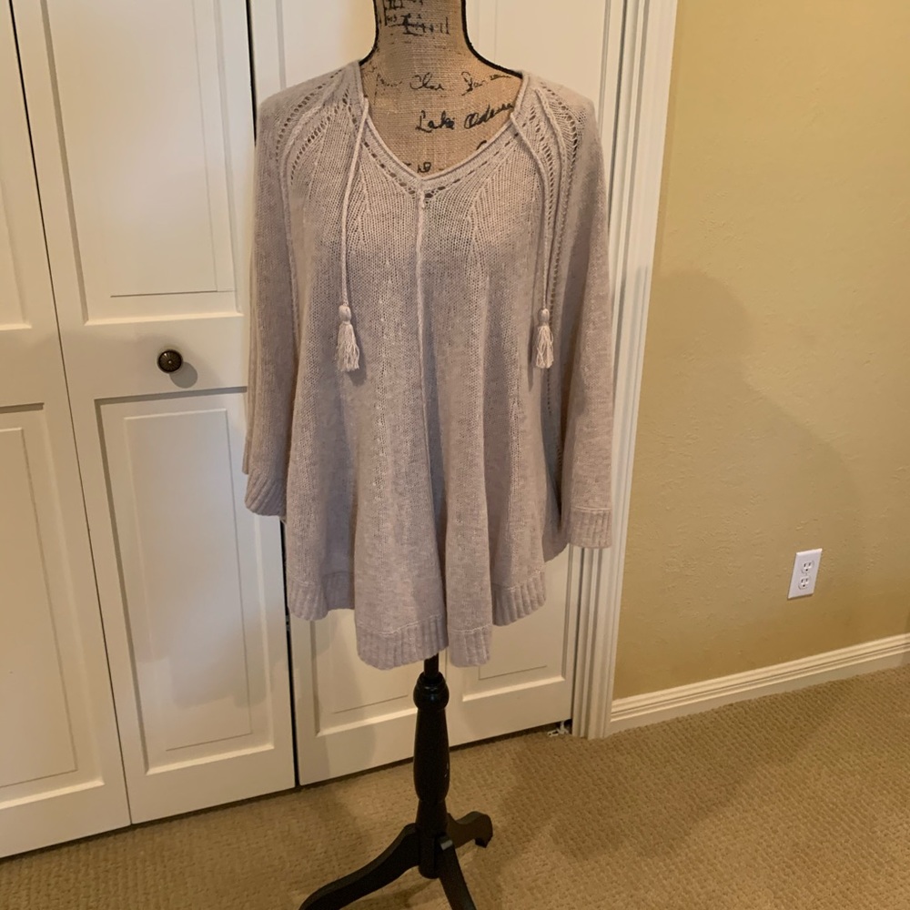 Calypso St. Barth cashmere poncho.